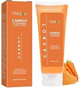 Carrot Soap for Skin Brightening – Natural Carrot Face Wash for Glowing Skin – Exfoliating Facial...