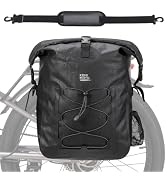 KEMIMOTO Bike Pannier Waterproof, 30L Heavy-Duty Bicycle Saddle Bag for Rear Rack, Side Bag with ...