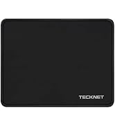 TECKNET Mouse Pad with Anti-fray Stitching, Waterproof Surface & Non-Slip Rubber Base with Stitch...