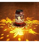 Homemory Solar Lanterns Outdoor Waterproof Solar Lights, Outdoor Lantern Decorative for Garden Pa...