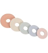 Geesta Rolling Pin Guide Rings Multicolored Spacer Bands 10 Peice Set for Geesta Adjustable Wood ...