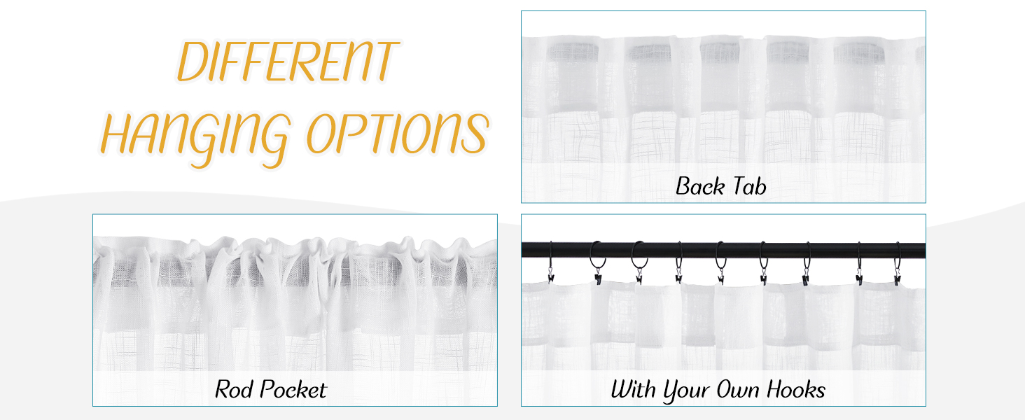 Dual Rod Pockets