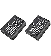 LP-E10 Battery Pack, LP 2-Pack Replacement Battery, Compatible with Canon EOS Rebel T7, T6, T5, T...