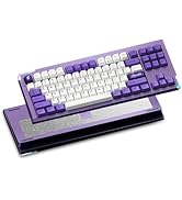 BOYI Starts80 Quick Release Aluminum Mechanical Keyboard,QMK/VIA Programmable Hot Swap Gasket Mou...