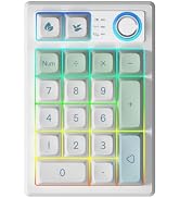 TISHLED Gasket Creamy Mechanical Numpad Programmable Macro Keypad Wireless 2.4G/Bluetooth 5.0/Wir...