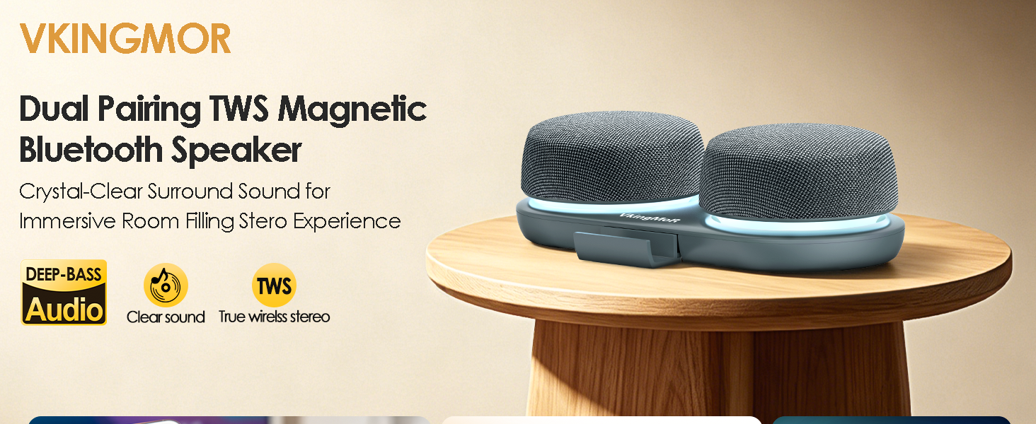 wireless stereo portable speaker