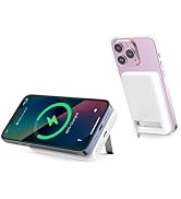 Amaitree Power Bank, 10,000mAh Foldable Portable Magnetic Wireless Charger, 20W USB-C Fast Chargi...