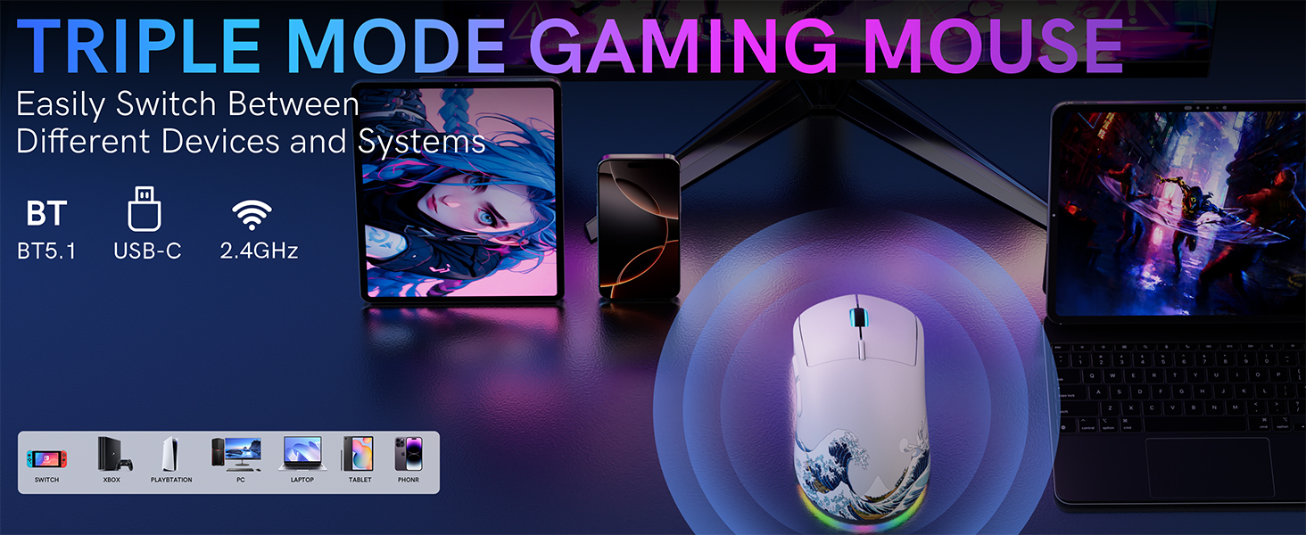 TRIPLE MODE GAMING MOUSE