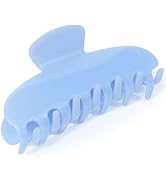 ACECHA 4.1" Large Hair Claw for Thick Hair - Blue Acetate French Clip, Strong Hold Heavy Duty Hai...