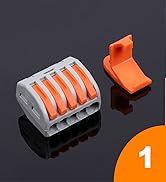 Zhushan 230 PCS Compact Wire Conductor Connector Set,Lever Wire Nut Connector Kit (65pcs Buckles ...