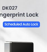 Veise DK027 Wi-Fi Smart Deadbolt Fingerprint Front Door Lock, Satin Nickel | Voice & Remote App C...