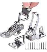 Marinebaby 2PCS Toggle Latch Clamp Stainless Steel Cabinet Hinge Lockable clamp,Boat Anti Rattle ...
