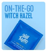 Stall Mates Witch Hazel: Flushable Wipes, Individually Wrapped, Travel Friendly, Witch Hazel