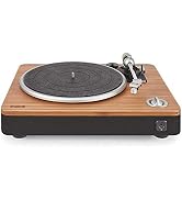 House of Marley Stir It Up Turntable: Vinyl Record Player with 2 Speed Belt, Built-in Pre-Amp, an...