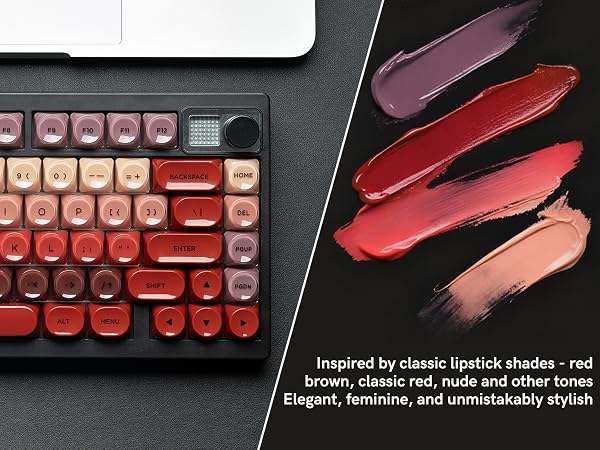 Red Lipstick keycaps