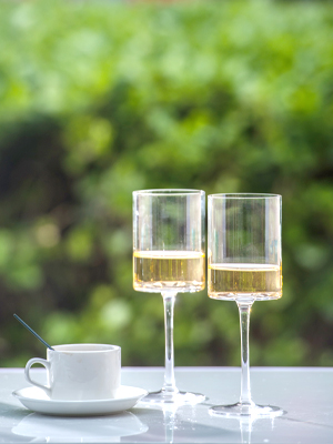 White Wine Glasses Set of 4