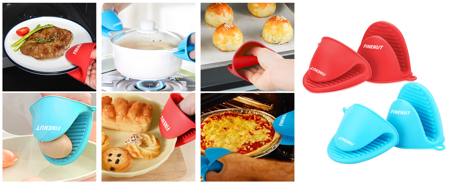 Multi-Purpose Heat-Resistant Gloves for Grilling, Baking & Cooking