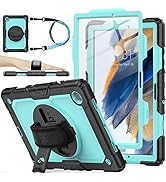 SEYMAC stock Case for Samsung Galaxy Tab A8 10.5'' 2022 with Screen Protector Pencil Holder [360 ...