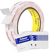 Tapsi Heavy Duty Double Sided Mounting Tape – 1" x 9.85FT Acrylic Foam Tape with 10 Adhesion Prom...