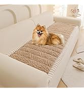 OTOB Funny Fuzzy Couch Cover for Dogs Washable Pet Friendly, Non Slip Plush Loveseat Sofa Cushion...