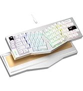 A67 60% Aluminum Keyboard, Alice-Layout Ergonomic Wired Gaming Keyboards for PC Laptop Computer, ...