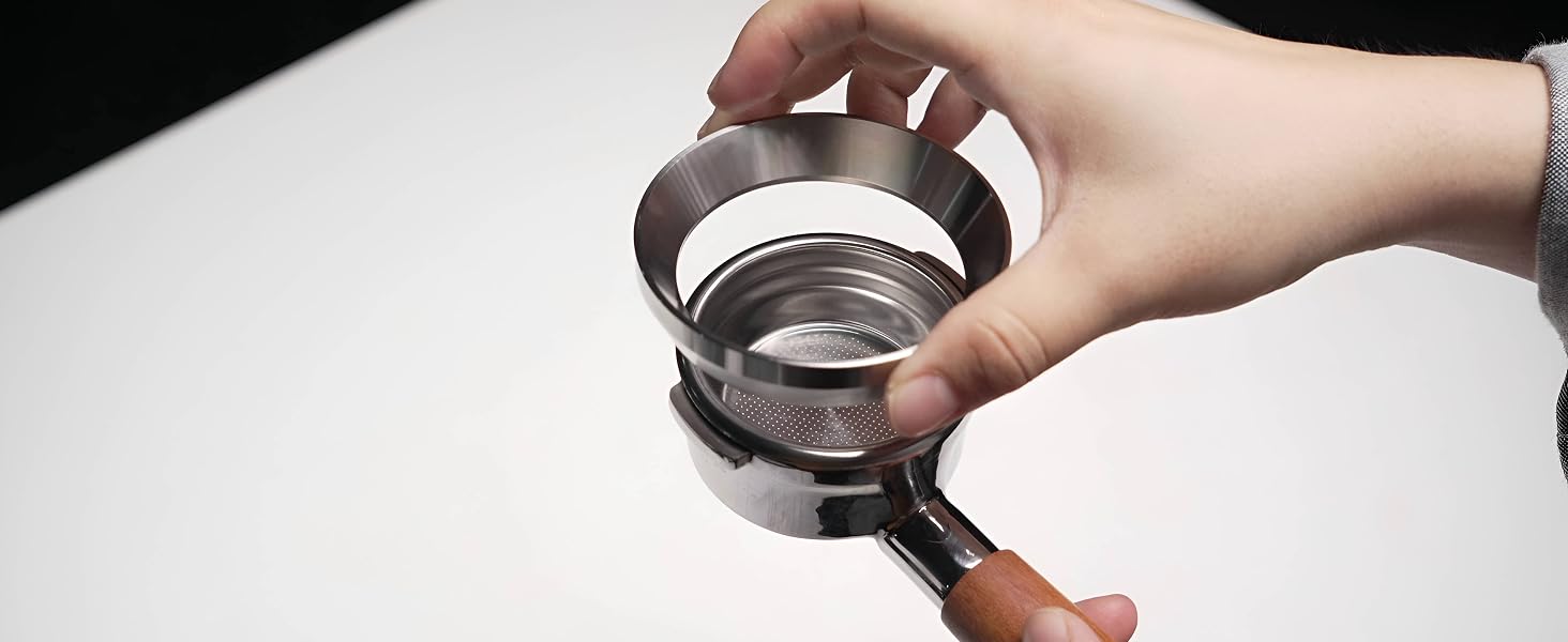 dosing funnel puck screen set