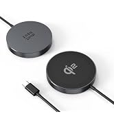 Qi2 Magnetic Wireless Charger, Minthouz 15W Fast Charging iPhone Wireless Charger, Mag Safe Wirel...