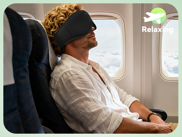 BeMyLady Bluetooth sleep mask headphones feature a 3D contoured design