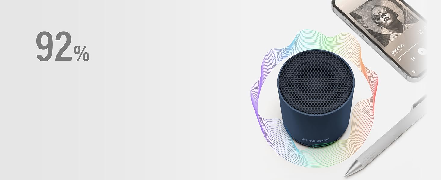 FUNLOGY Portable Mini2 High-Flow Acoustic Grill