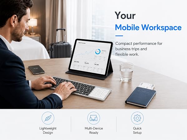 bluetooth keyboard with trackpad