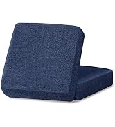 Linen Couch Cushion Covers, Sofa Cover Sofa Furniture Protector Slipcover with Bottom Tie rope, S...