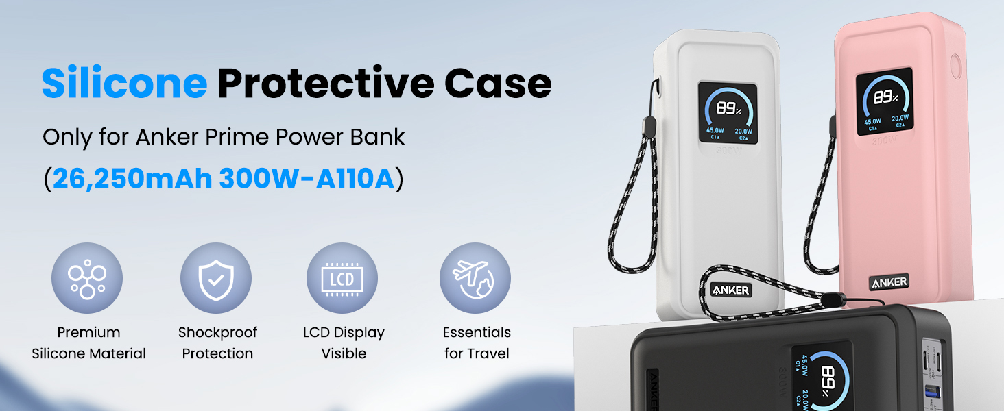 Anker Prime Power Bank 26,250Mah case