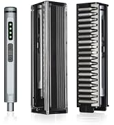 Mini Electric Screwdriver, 42-in-1 Precision Electric Screwdriver Sets with LED Light, Cordless w...