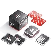 CKAuto 20 pcs Radial Tire Patches Heavy Duty 2-1/2" x 3-1/4" (65 x 80mm) | for Radial Tubeless Ti...