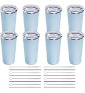 GGQ 20oz Travel Coffee Tumbler Food-Grade 304 Stainless Steel Vacuum Insulated Double Wall Leak-P...