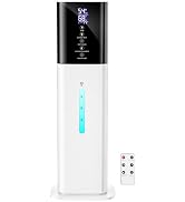 Humidifier Large Room Bedroom, 8L/2.1Gal Top Fill Cool Mist Humidifiers with Humidistat, 3-Speeds...