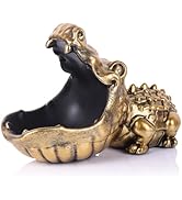 oliruim Alligator Statue Key Bowl, Fun Animal Statue Candy Dish for Entryway Decorative Bowl, Off...