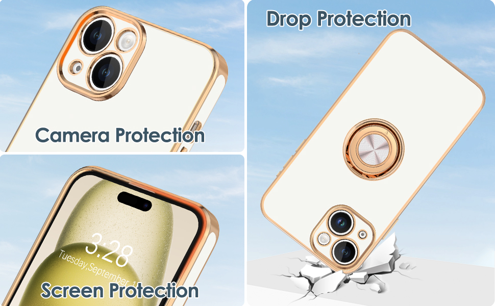 iphone 15 case with kickstand loop