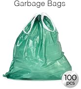 10 Gallon Trash Bag Lavender Scent Ultra Strong 100 Count With Drawstring