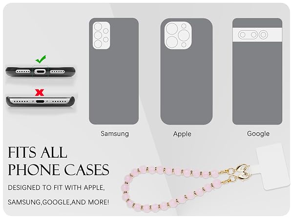 Wrist strap for phone case