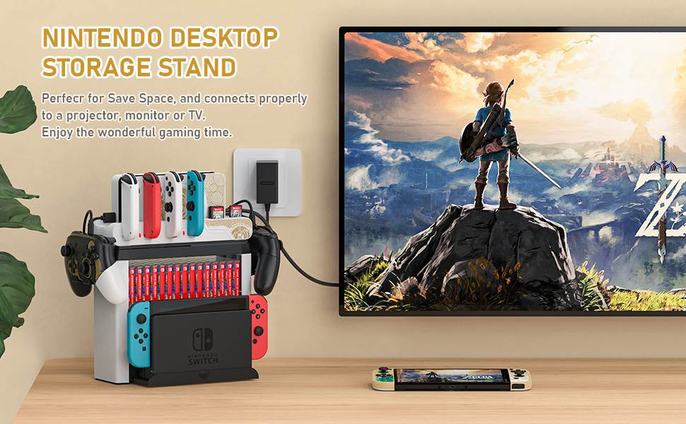 switch gaming accessories party gemer gift room toy storage holder Zelda Tears Of The Kingdom
