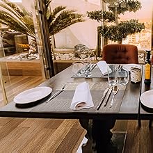 a table set for a dinner party