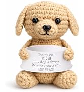 Handmade Crochet Dog Decorative Ornament Gift (mom)