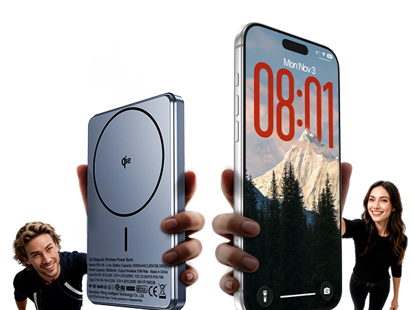 10000mah Qi2 power bank