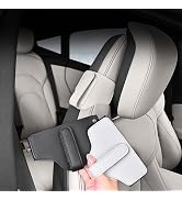 AOWIS Seat Belt Grabber Guide Adjuster for Front Seats ,Car Seat Belt Holder Clip for Easy Reach,...