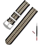 watchdives Nylon Watch Band 20mm 22mm Fast Release Watch Band Multicolor Replacement Watch Straps...
