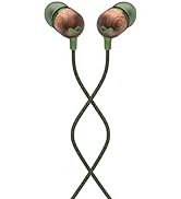 House of Marley Smile Jamaica Wired Noise Isolating Headphones with Microphone, Green
