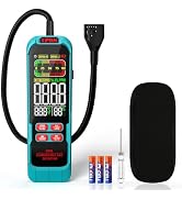 Kiprim Gas Leak Detector with Extended 15.7-Inch Gooseneck,PPM or%LEL Gas Real-Time Gas Concentra...