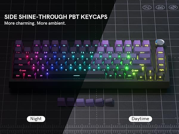 rgb gaming mechanical keyboard wireless