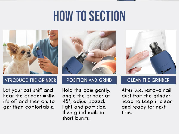 Pet Nail Grinder Dog Claw Grinder Cat Nail Grinder